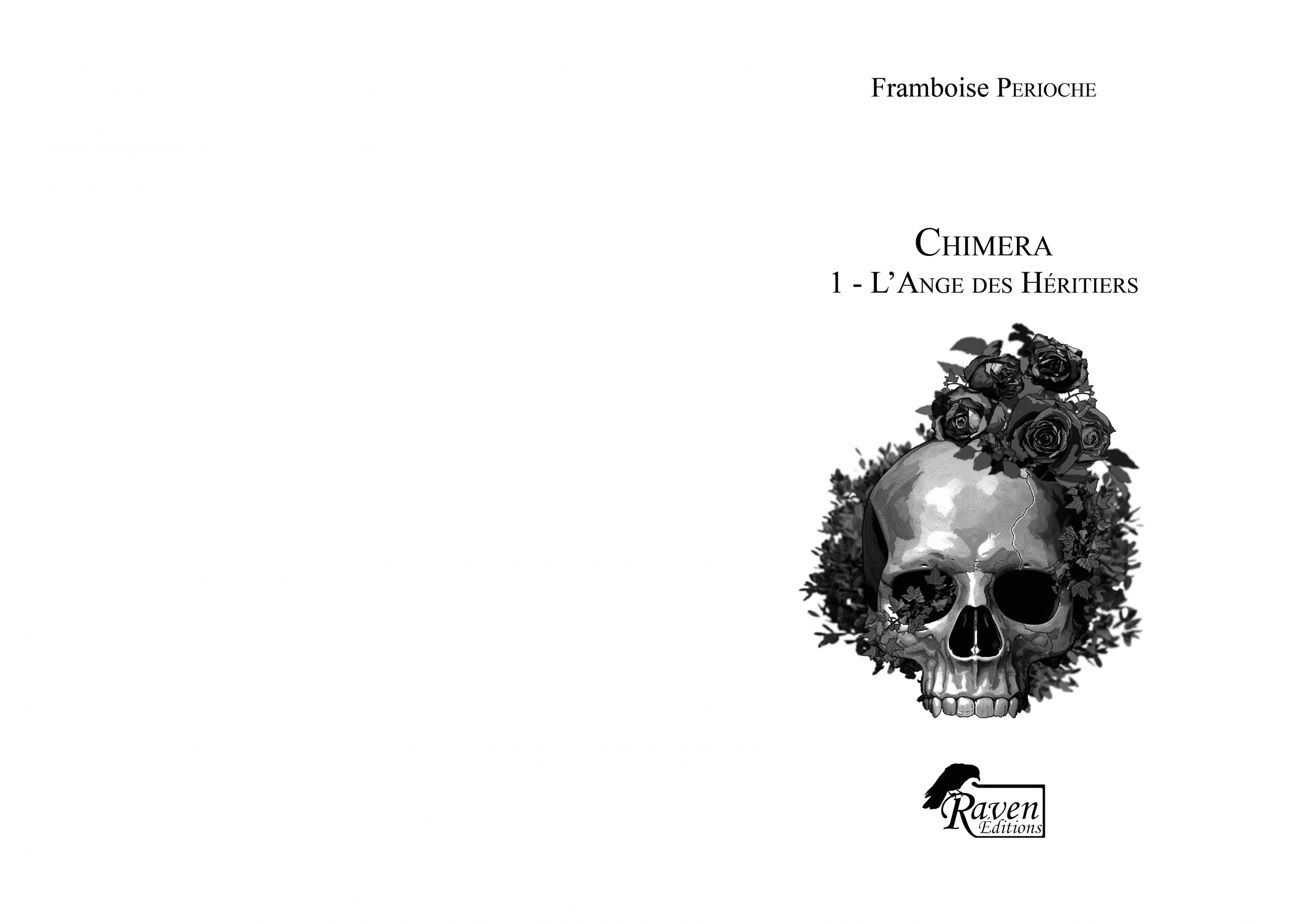 Page de titre du roman Chimera Tome 1 – Raven Éditions - Framboise PERIOCHE